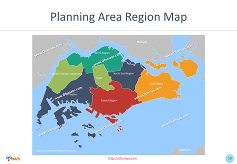 singapore map planning area